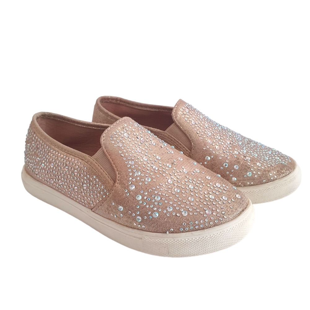 Link Girl's Glitter Rhinestones Shoes Size 13.